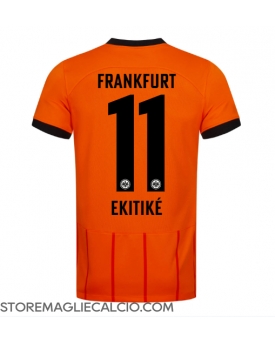 Eintracht Frankfurt Hugo Ekitike #11 Maglia Gara Terza Repliche 2024-25 Maniche Corte